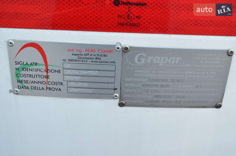 Цистерна полуприцеп Menci SA 2007 в Львове