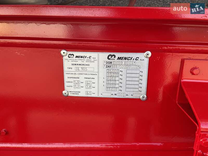 Цистерна полуприцеп Menci SL 2003 в Виннице