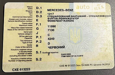 Рефрижератор Mercedes-Benz Atego 1996 в Киеве