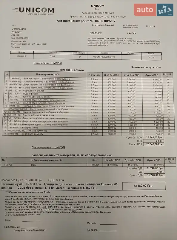 Хэтчбек Mercedes-Benz B-Class 2018 в Киеве документ