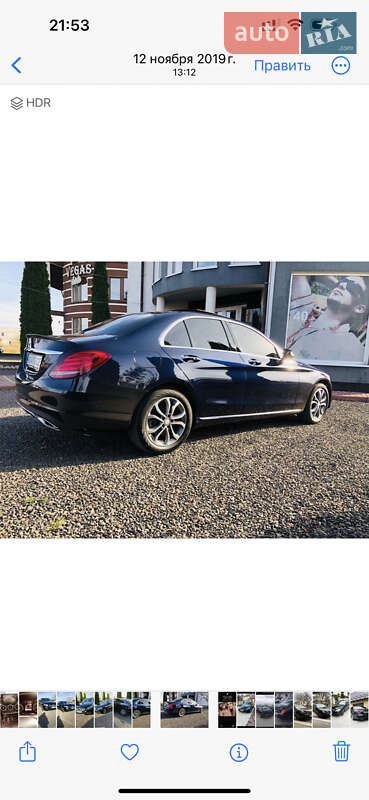 Седан Mercedes-Benz C-Class 2016 в Солотвине