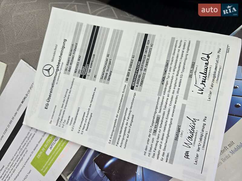 Седан Mercedes-Benz C-Class 2004 в Полтаве