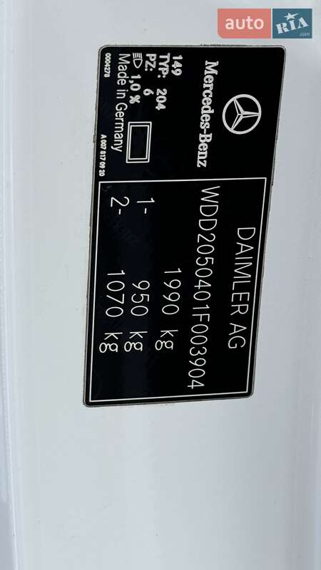 Седан Mercedes-Benz C-Class 2014 в Киеве