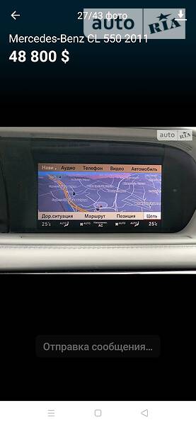 Купе Mercedes-Benz CL-Class 2011 в Ізмаїлі