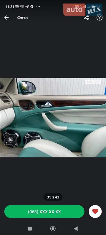 Кабриолет Mercedes-Benz CLK-Class 1998 в Киеве