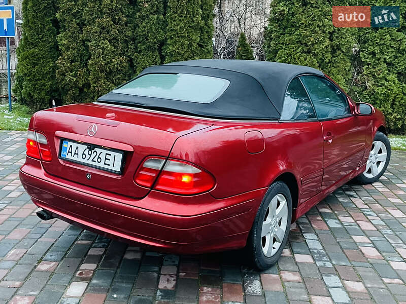Кабриолет Mercedes-Benz CLK-Class 2001 в Ивано-Франковске