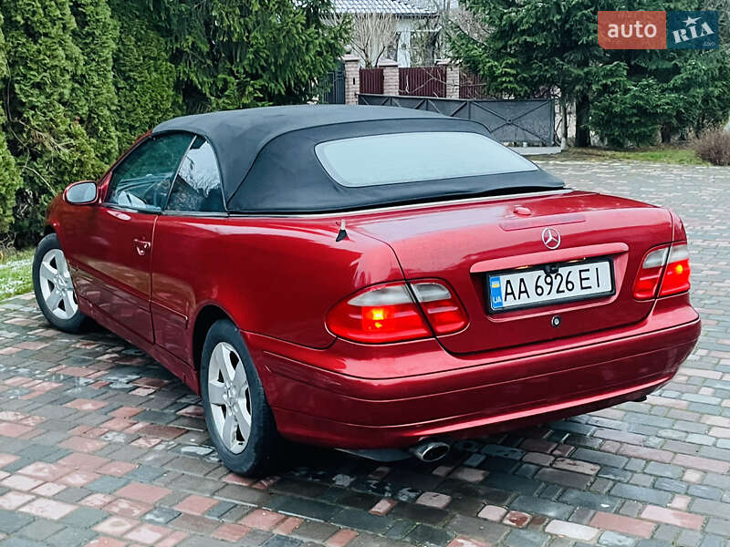 Кабриолет Mercedes-Benz CLK-Class 2001 в Ивано-Франковске