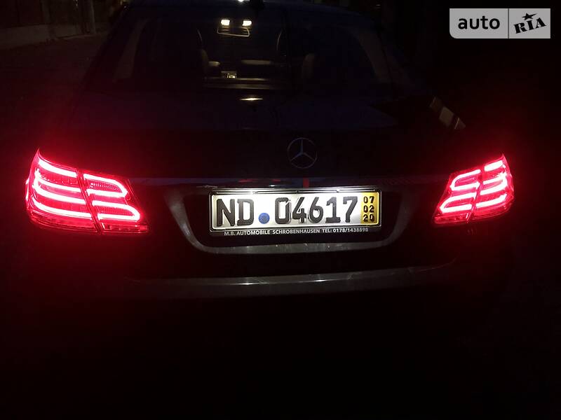 Седан Mercedes-Benz E-Class 2014 в Иршаве