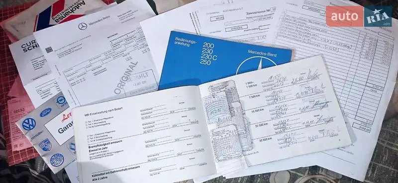 Седан Mercedes-Benz E-Class 1980 в Києві документ