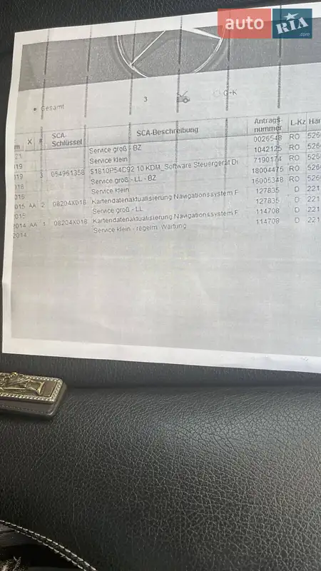 Седан Mercedes-Benz E-Class 2013 в Львові документ