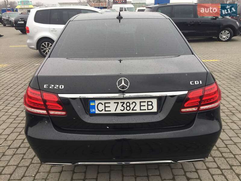 Седан Mercedes-Benz E-Class 2014 в Черновцах
