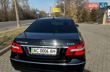 Седан Mercedes-Benz E-Class 2012 в Луцке