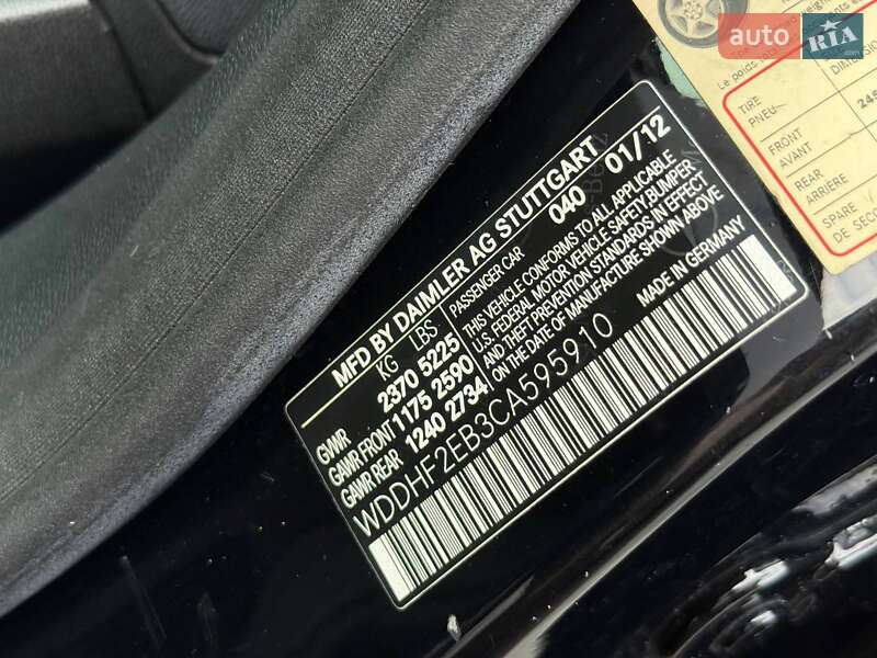 Седан Mercedes-Benz E-Class 2012 в Рівному