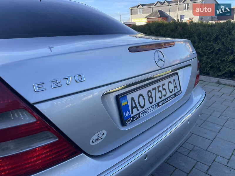 Седан Mercedes-Benz E-Class 2002 в Виноградове фото 8 Седан Mercedes-Benz E-Class 2002 в Виноградове