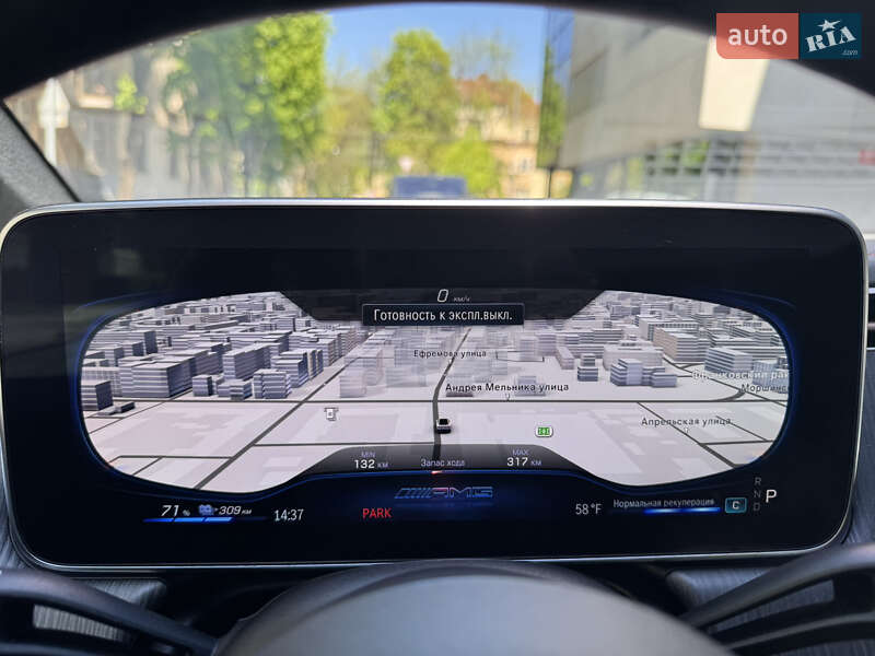 Седан Mercedes-Benz EQE 2022 в Львове