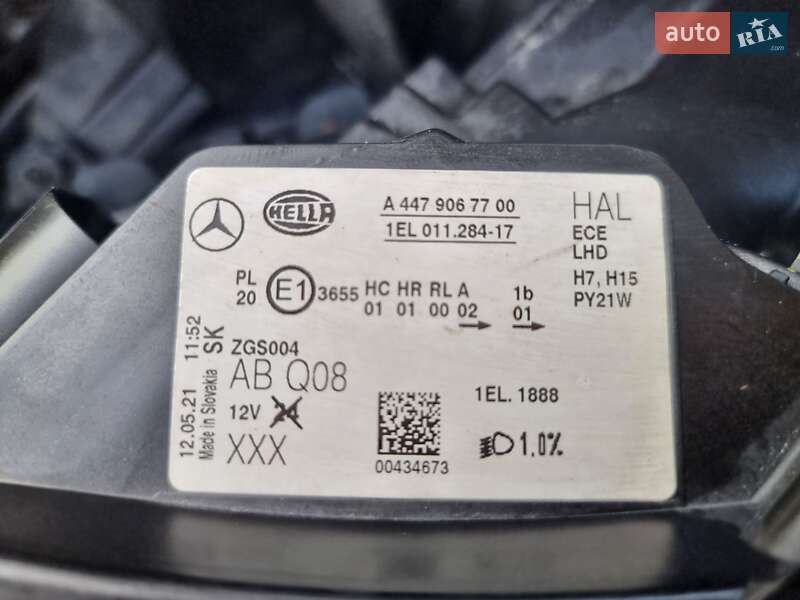 Вантажний фургон Mercedes-Benz eVito 2022 в Радивиліві