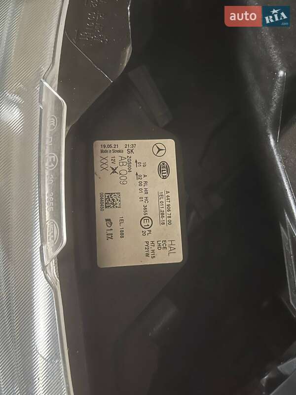 Мінівен Mercedes-Benz eVito 2021 в Хмельницькому фото 21 Мінівен Mercedes-Benz eVito 2021 в Хмельницькому