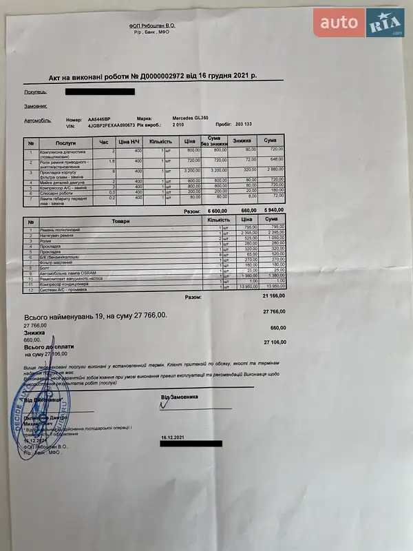 Внедорожник / Кроссовер Mercedes-Benz GL-Class 2010 в Киеве документ 4 фото Внедорожник / Кроссовер Mercedes-Benz GL-Class 2010 в Киеве документ