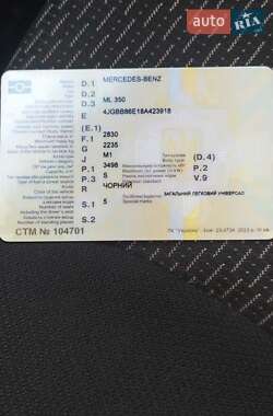 Внедорожник / Кроссовер Mercedes-Benz M-Class 2008 в Сумах