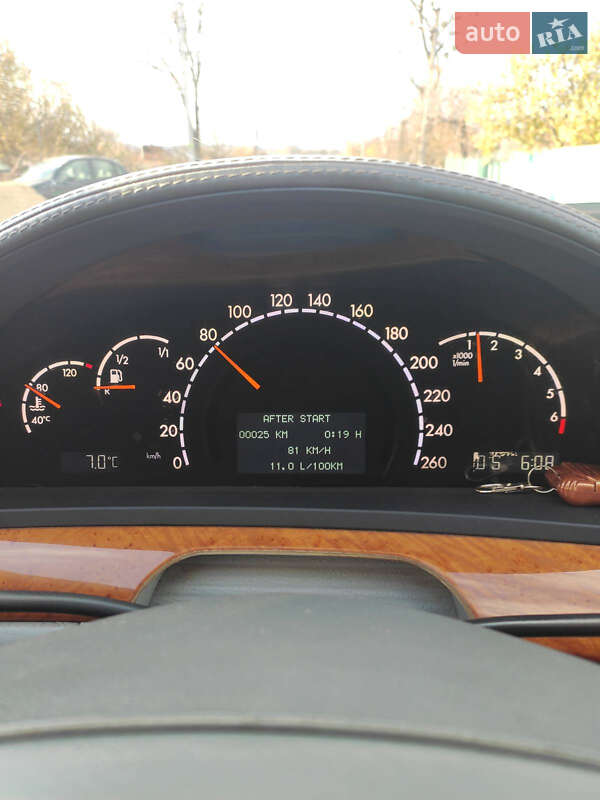 Седан Mercedes-Benz S-Class 2001 в Черкасах