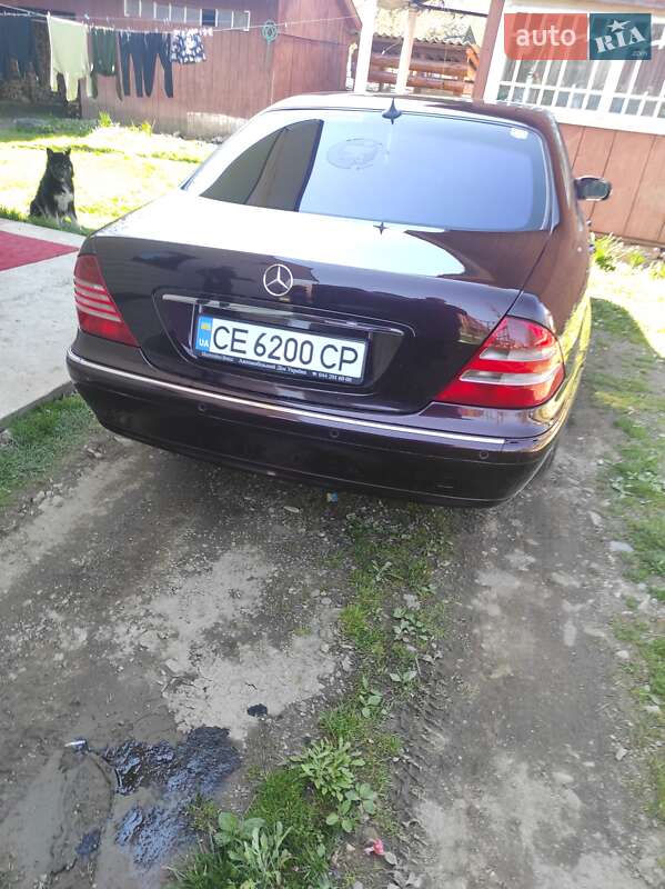 Седан Mercedes-Benz S-Class 1999 в Чернівцях