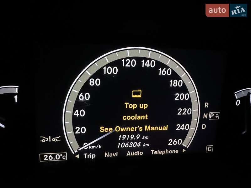 Седан Mercedes-Benz S-Class 2010 в Киеве