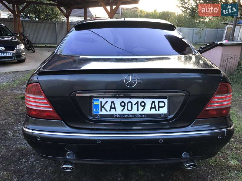 Седан Mercedes-Benz S-Class 2001 в Глевахе фото 22 Седан Mercedes-Benz S-Class 2001 в Глевахе