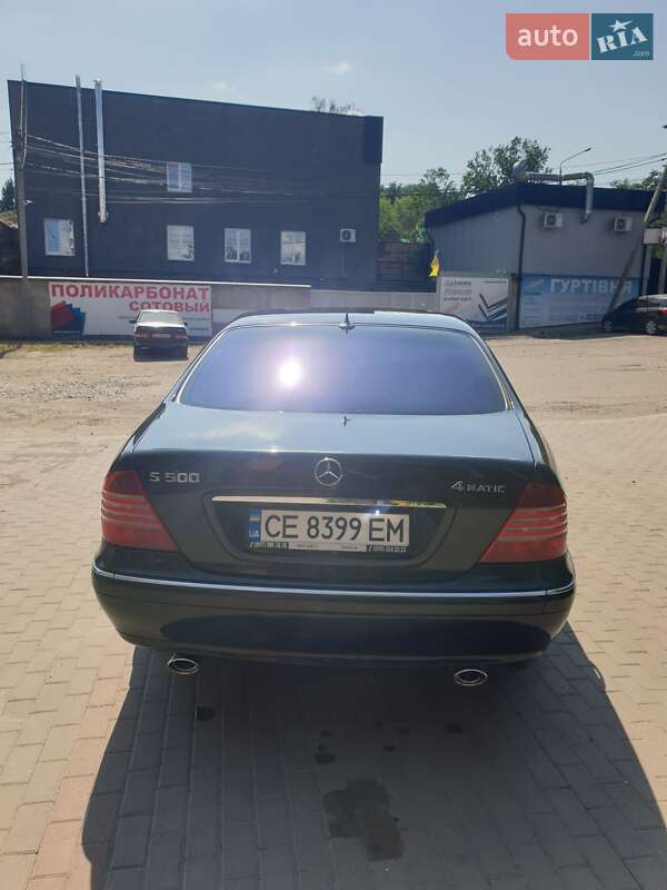 Седан Mercedes-Benz S-Class 2003 в Чернівцях