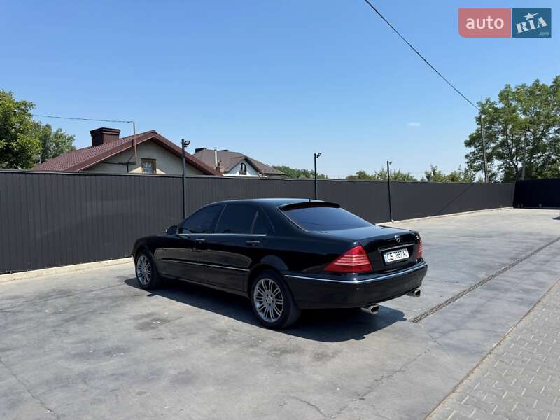 Седан Mercedes-Benz S-Class 2001 в Чернівцях