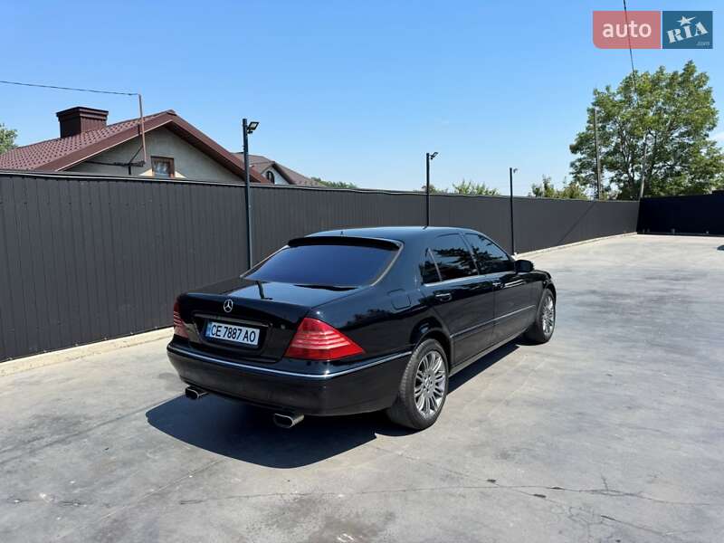 Седан Mercedes-Benz S-Class 2001 в Чернівцях