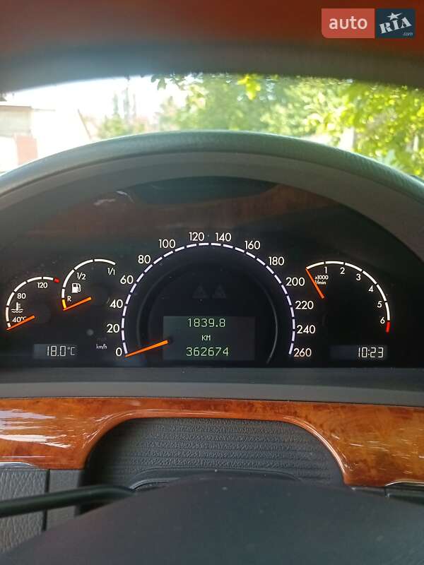 Седан Mercedes-Benz S-Class 2003 в Днепре фото 5 Седан Mercedes-Benz S-Class 2003 в Днепре