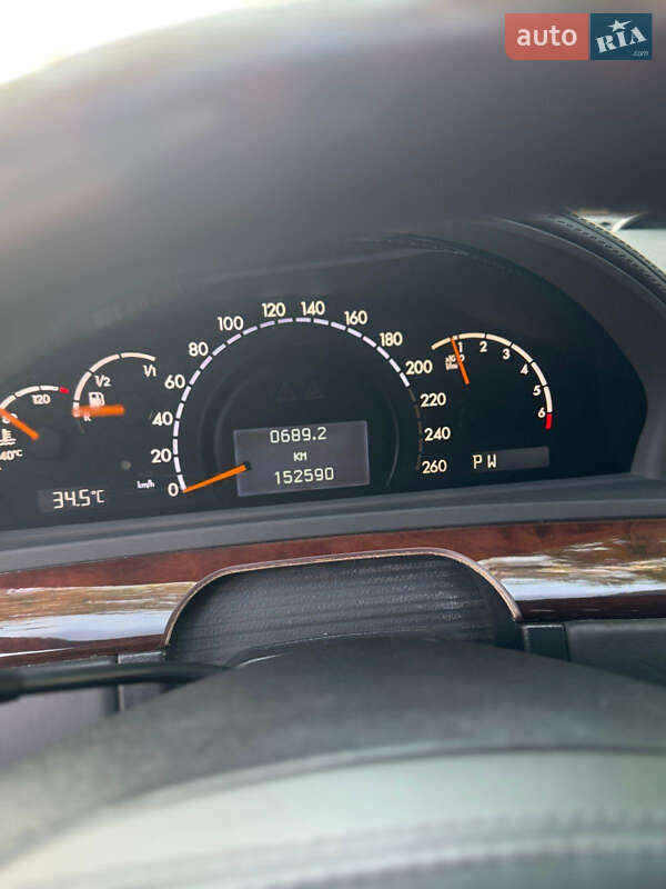 Седан Mercedes-Benz S-Class 2001 в Одессе фото 6 Седан Mercedes-Benz S-Class 2001 в Одессе