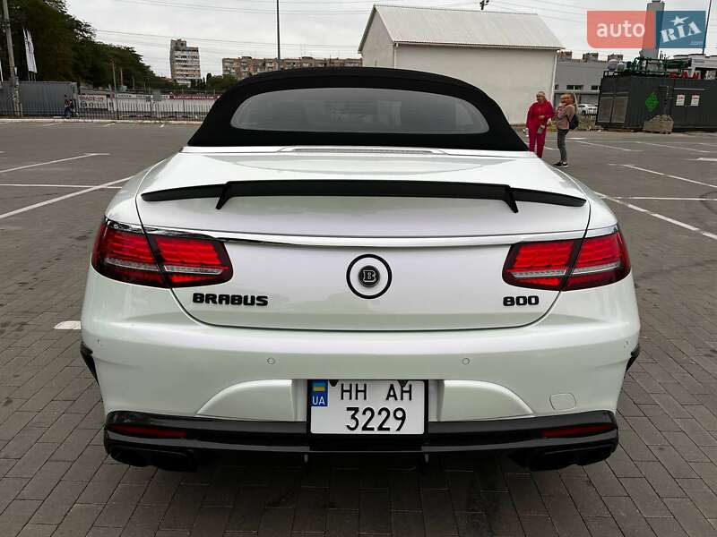 Кабриолет Mercedes-Benz S-Class 2018 в Одессе фото 9 Кабриолет Mercedes-Benz S-Class 2018 в Одессе