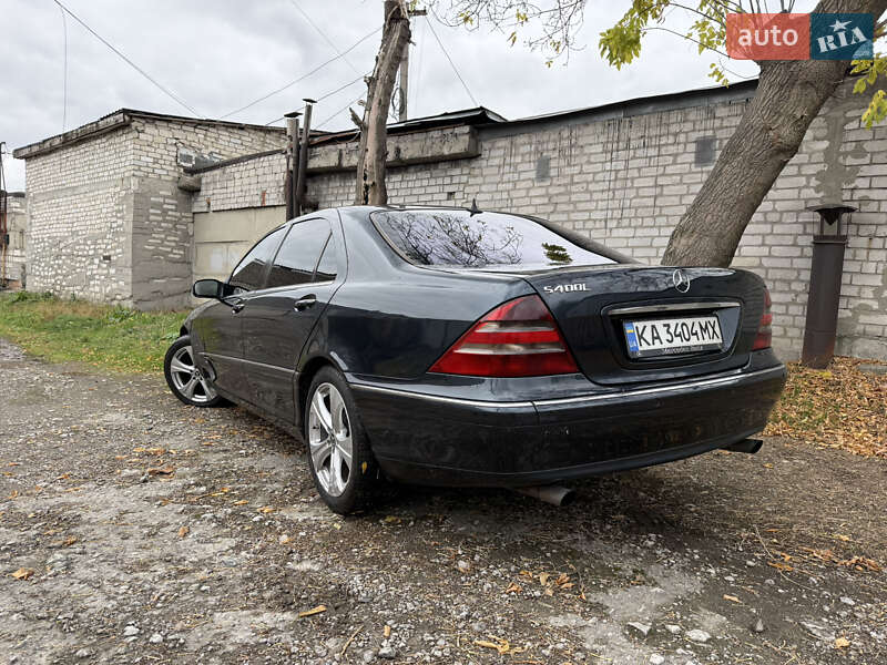 Седан Mercedes-Benz S-Class 2002 в Днепре фото 3 Седан Mercedes-Benz S-Class 2002 в Днепре
