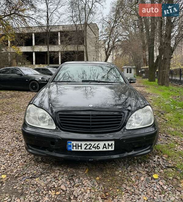 Седан Mercedes-Benz S-Class 2001 в Одесі