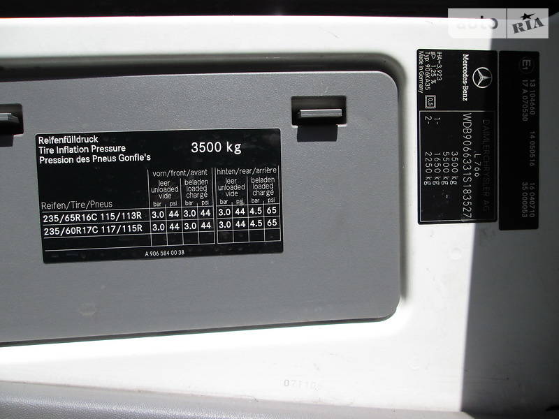 Мікроавтобус Mercedes-Benz Sprinter 2007 в Харкові фото 5 Мікроавтобус Mercedes-Benz Sprinter 2007 в Харкові