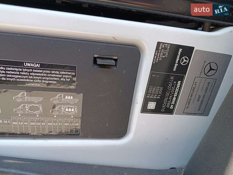 Тентованый Mercedes-Benz Sprinter 2020 в Киеве