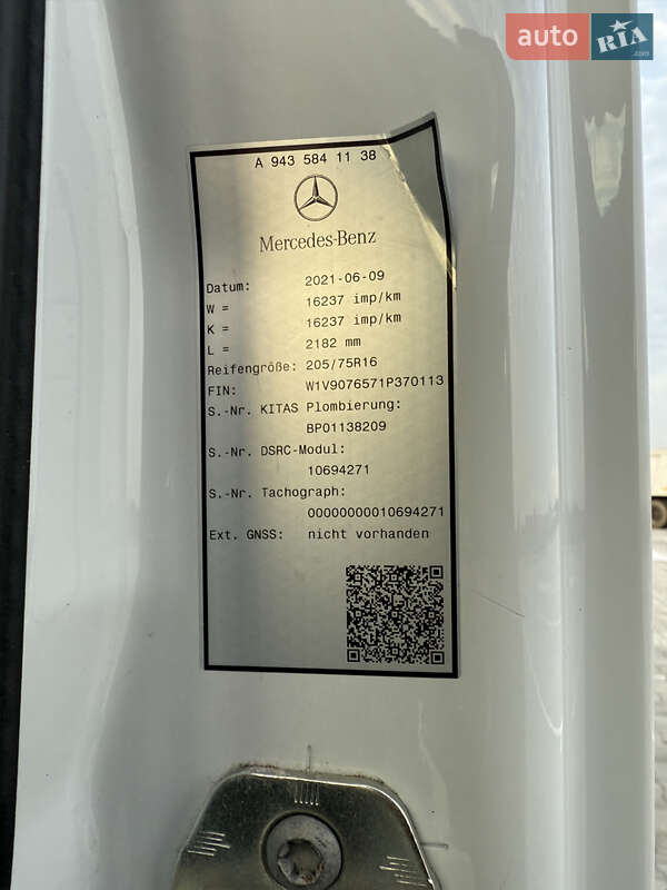 Грузовой фургон Mercedes-Benz Sprinter 2021 в Дубно фото 64 Грузовой фургон Mercedes-Benz Sprinter 2021 в Дубно