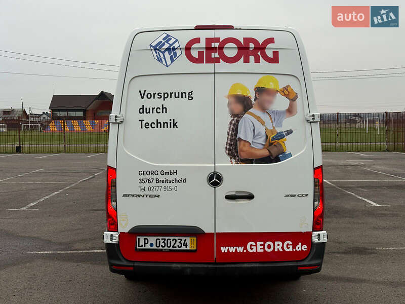 Вантажний фургон Mercedes-Benz Sprinter 2018 в Луцьку