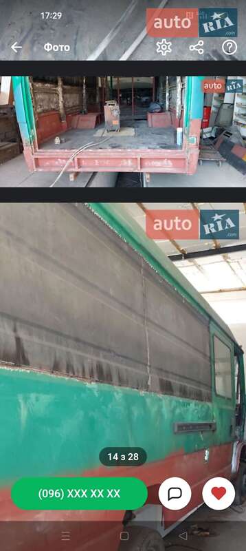 Грузопассажирский фургон Mercedes-Benz T2 1995 в Луцке