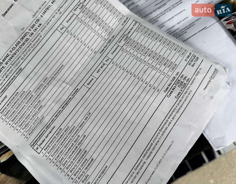 Мінівен Mercedes-Benz V-Class 2020 в Одесі