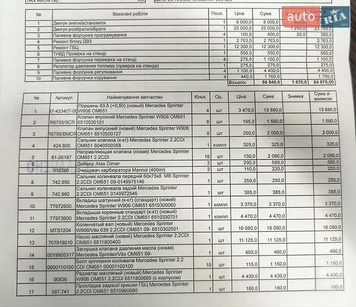 Грузовой фургон Mercedes-Benz Vito 2011 в Запорожье