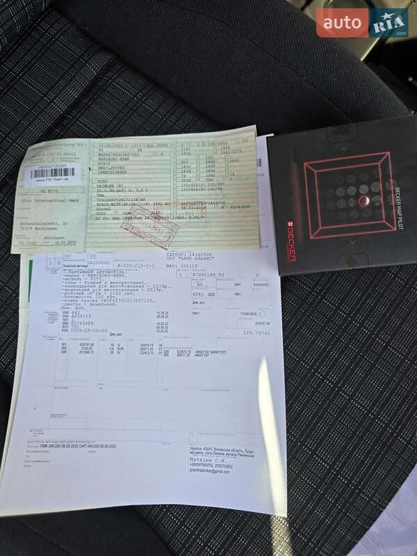 Вантажний фургон Mercedes-Benz Vito 2019 в Луцьку