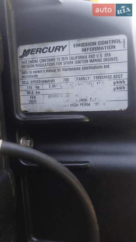 Другой водный транспорт Mercury 115 2015 в Белгороде-Днестровском фото 3 Другой водный транспорт Mercury 115 2015 в Белгороде-Днестровском