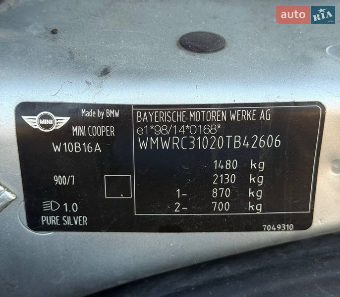 Хетчбек MINI Cooper 2001 в Одесі