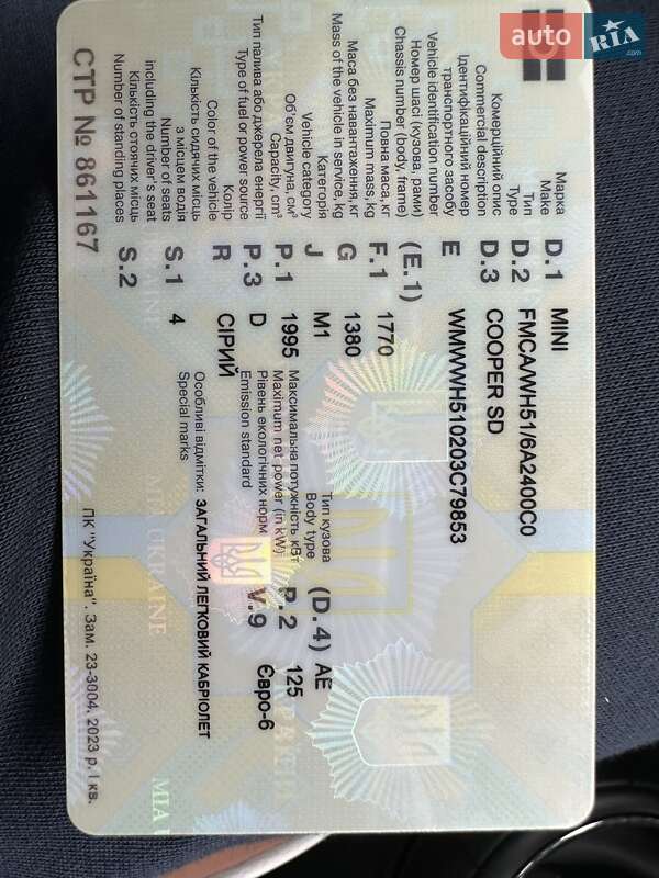 Кабриолет MINI Hatch 2016 в Киеве