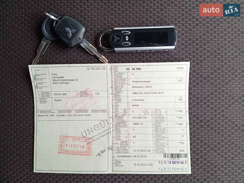 Хэтчбек Mitsubishi i-MiEV 2013 в Ровно фото 37 Хэтчбек Mitsubishi i-MiEV 2013 в Ровно