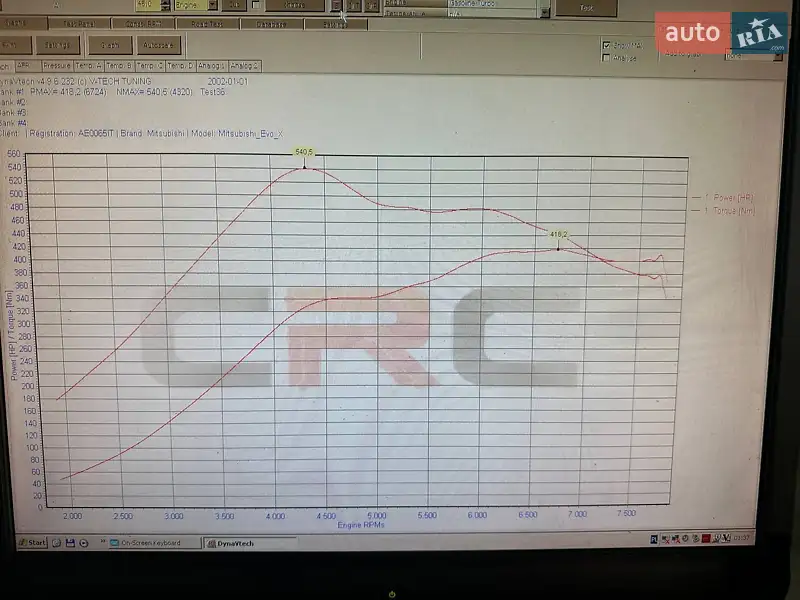 Седан Mitsubishi Lancer Evolution 2008 в Днепре документ