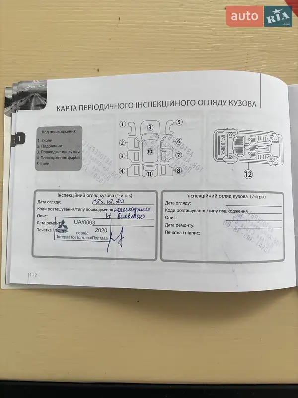 Внедорожник / Кроссовер Mitsubishi Outlander 2019 в Полтаве документ