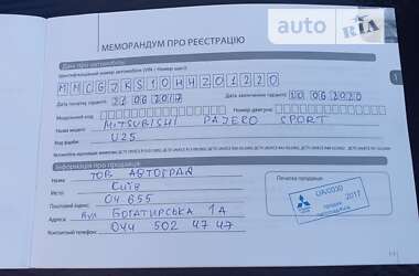 Внедорожник / Кроссовер Mitsubishi Pajero Sport 2017 в Первомайске